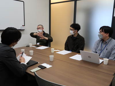 株式会社デジタルエッグ 成瀬様、村橋様、小川様