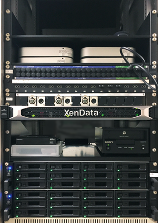 名古屋テレビ放送株式会社 様　XenData　アーカイブファイルサーバーSX-255導入画像