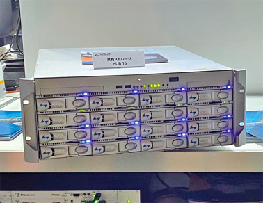 Facilis Technology　編集ストレージサーバの展示