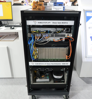 IHSE IP KVM MEETS CLASSIC KVM展示の様子