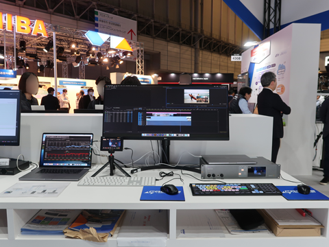 Facilis Technology 4K制作ソリューション展示の様子