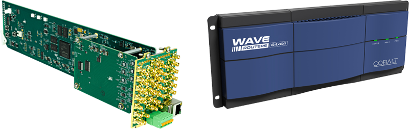 12G-SDI/ASI/MADI対応 ルーティングスイッチャー  WAVE Routers シリーズ