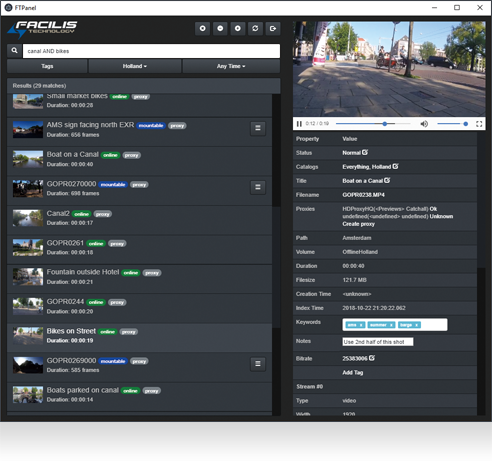 アセットマネージメントシステム Facilis FastTracker